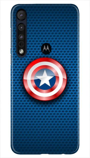 Captain America Shield Case for Moto One Macro (Design No. 253)