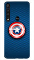Captain America Shield Case for Moto One Macro (Design No. 253)