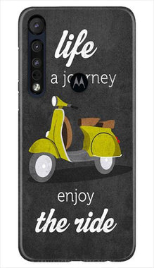 Life is a Journey Mobile Back Case for Moto One Macro (Design - 261)