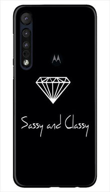 Sassy and Classy Mobile Back Case for Moto One Macro (Design - 264)
