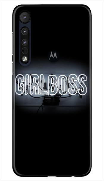 Girl Boss Black Case for Moto One Macro (Design No. 268)