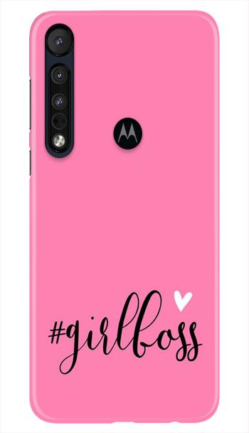 Girl Boss Pink Case for Moto One Macro (Design No. 269)