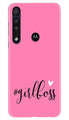 Girl Boss Pink Case for Moto One Macro (Design No. 269)