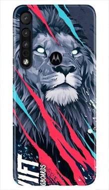 Lion Mobile Back Case for Moto One Macro (Design - 278)