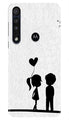 Cute Kid Couple Case for Moto One Macro (Design No. 283)