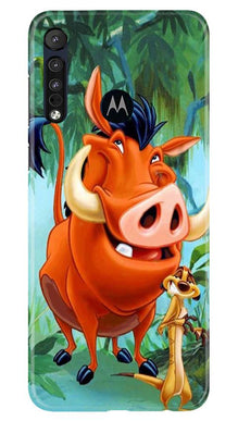 Timon and Pumbaa Mobile Back Case for Moto One Macro (Design - 305)