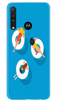 Girlish Mobile Back Case for Moto One Macro (Design - 306)