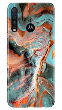 Marble Texture Mobile Back Case for Moto One Macro (Design - 309)