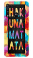 Hakuna Matata Mobile Back Case for Moto One Macro (Design - 323)