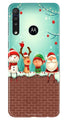 Santa Claus Mobile Back Case for Moto One Macro (Design - 334)