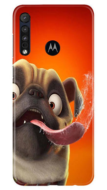 Dog Mobile Back Case for Moto One Macro (Design - 343)
