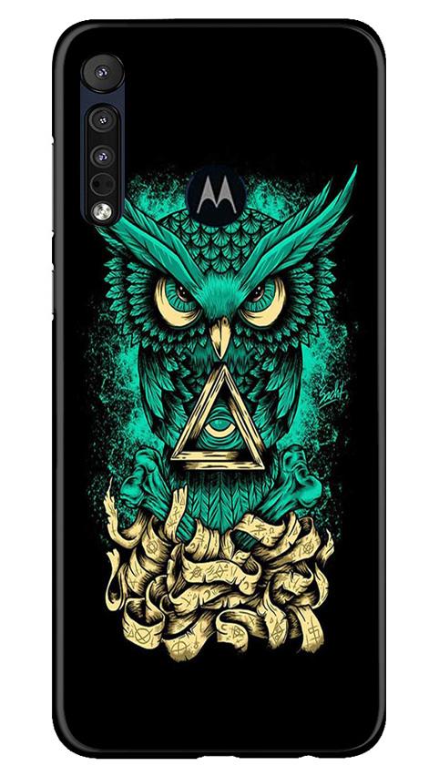Owl Mobile Back Case for Moto One Macro (Design - 358)