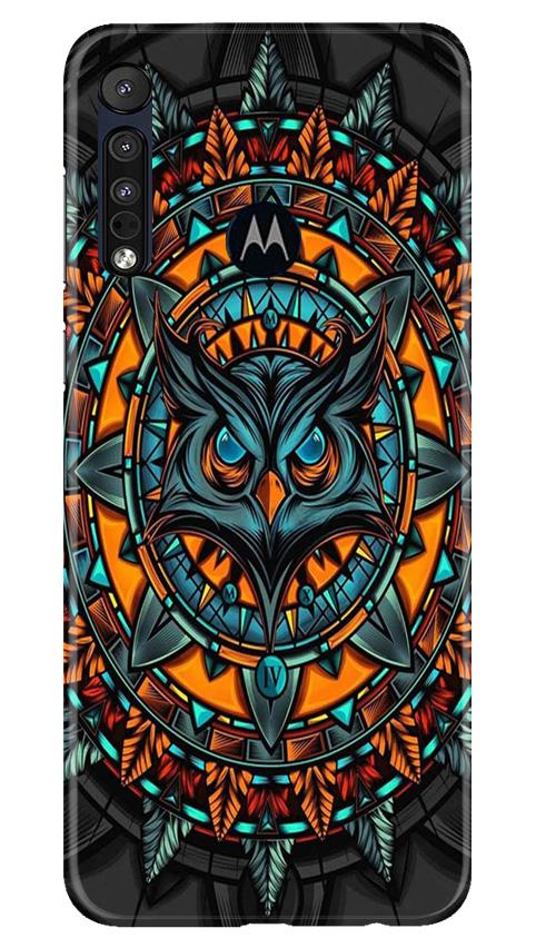 Owl Mobile Back Case for Moto One Macro (Design - 360)
