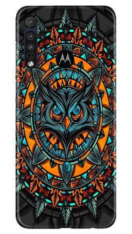 Owl Mobile Back Case for Moto One Macro (Design - 360)