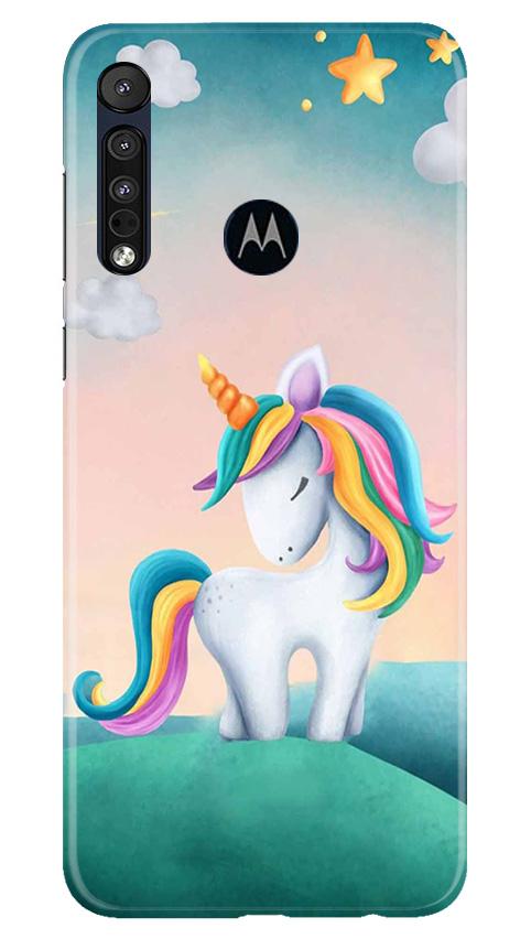Unicorn Mobile Back Case for Moto One Macro (Design - 366)