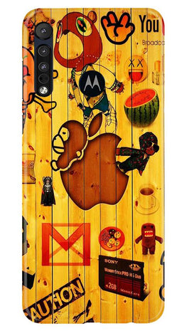 Wooden Texture Mobile Back Case for Moto One Macro (Design - 367)