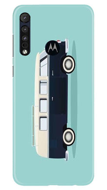 Travel Bus Mobile Back Case for Moto One Macro (Design - 379)