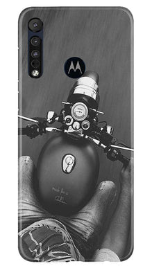 Royal Enfield Mobile Back Case for Moto One Macro (Design - 382)