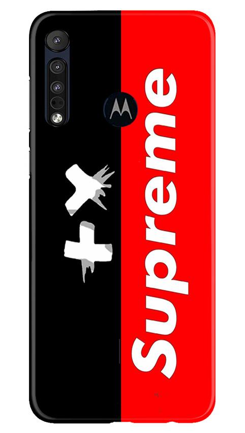 Supreme Mobile Back Case for Moto One Macro (Design - 389)