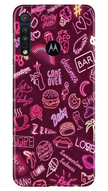 Party Theme Mobile Back Case for Moto One Macro (Design - 392)
