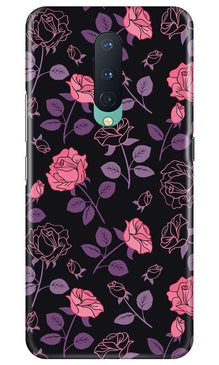 Rose Pattern Mobile Back Case for OnePlus 8 (Design - 2)