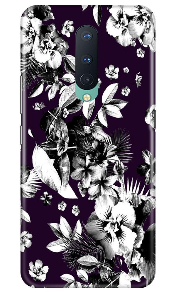 white flowers Case for OnePlus 8