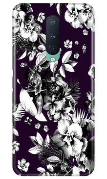 white flowers Mobile Back Case for OnePlus 8 (Design - 7)