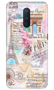 Paris Eiftel Tower Mobile Back Case for OnePlus 8 (Design - 54)