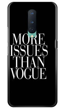 More Issues than Vague Mobile Back Case for OnePlus 8 (Design - 74)