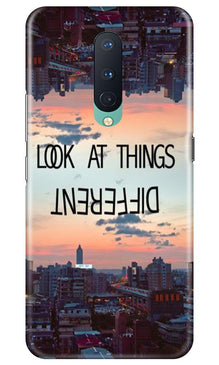 Look at things different Mobile Back Case for OnePlus 8 (Design - 99)
