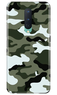 Army Camouflage Mobile Back Case for OnePlus 8  (Design - 108)