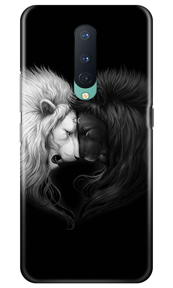Dark White Lion Case for OnePlus 8  (Design - 140)