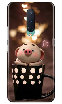 Cute Bunny Mobile Back Case for OnePlus 8 (Design - 213)