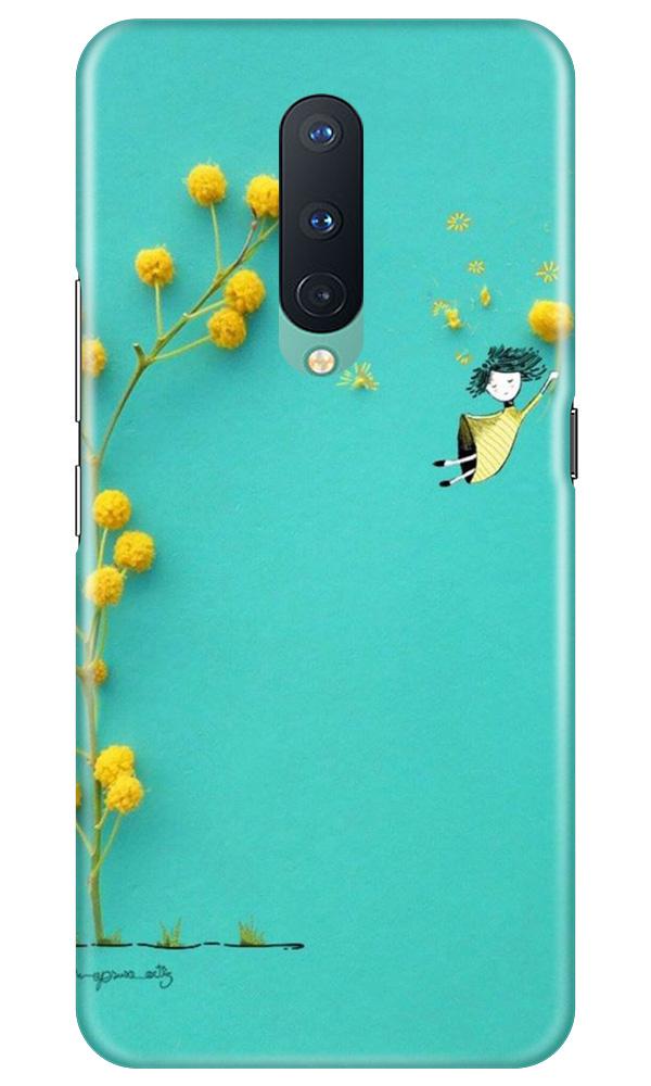 Flowers Girl Case for OnePlus 8 (Design No. 216)
