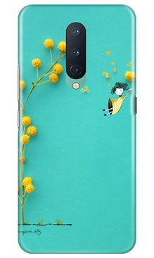 Flowers Girl Mobile Back Case for OnePlus 8 (Design - 216)