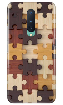 Puzzle Pattern Mobile Back Case for OnePlus 8 (Design - 217)