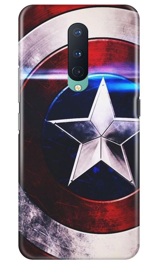Captain America Shield Case for OnePlus 8 (Design No. 250)