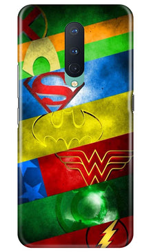 Superheros Logo Mobile Back Case for OnePlus 8 (Design - 251)