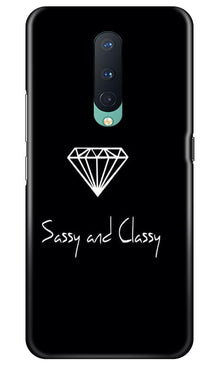Sassy and Classy Mobile Back Case for OnePlus 8 (Design - 264)