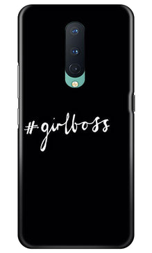 #GirlBoss Mobile Back Case for OnePlus 8 (Design - 266)