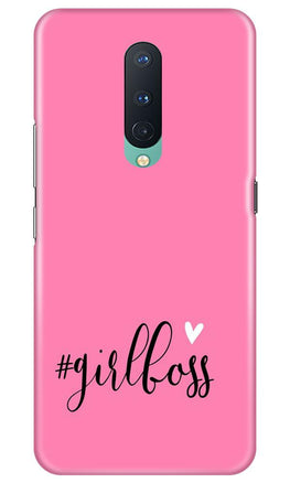 Girl Boss Pink Case for OnePlus 8 (Design No. 269)