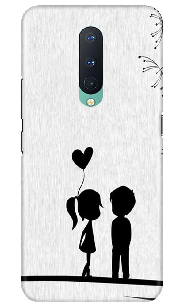 Cute Kid Couple Case for OnePlus 8 (Design No. 283)