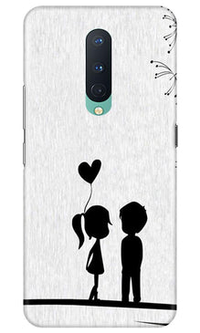 Cute Kid Couple Mobile Back Case for OnePlus 8 (Design - 283)