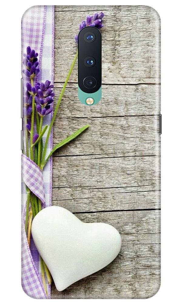 White Heart Case for OnePlus 8 (Design No. 298)