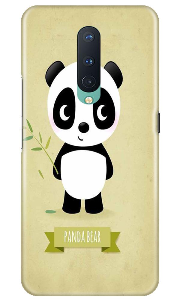 Panda Bear Mobile Back Case for OnePlus 8(Design - 317)