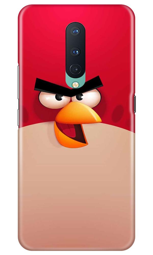 Angry Bird Red Mobile Back Case for OnePlus 8  (Design - 325)