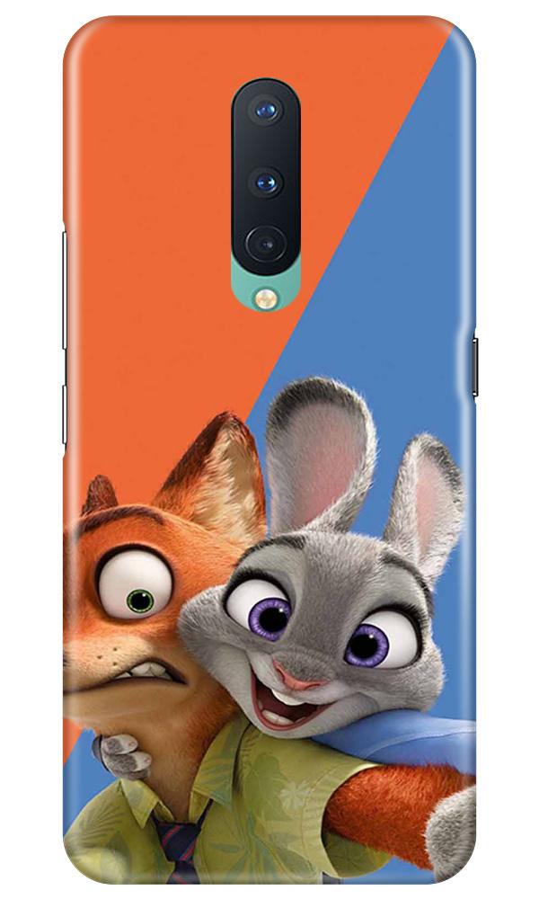 Cartoon Mobile Back Case for OnePlus 8  (Design - 346)