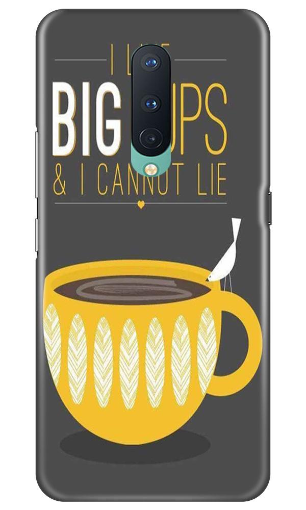 Big Cups Coffee Mobile Back Case for OnePlus 8(Design - 352)
