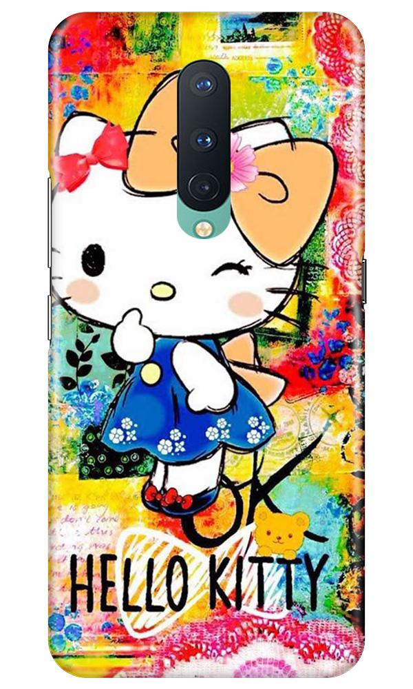 Hello Kitty Mobile Back Case for OnePlus 8  (Design - 362)