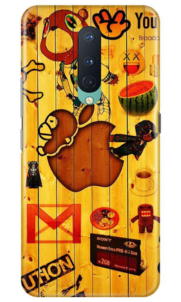 Wooden Texture Mobile Back Case for OnePlus 8(Design - 367)